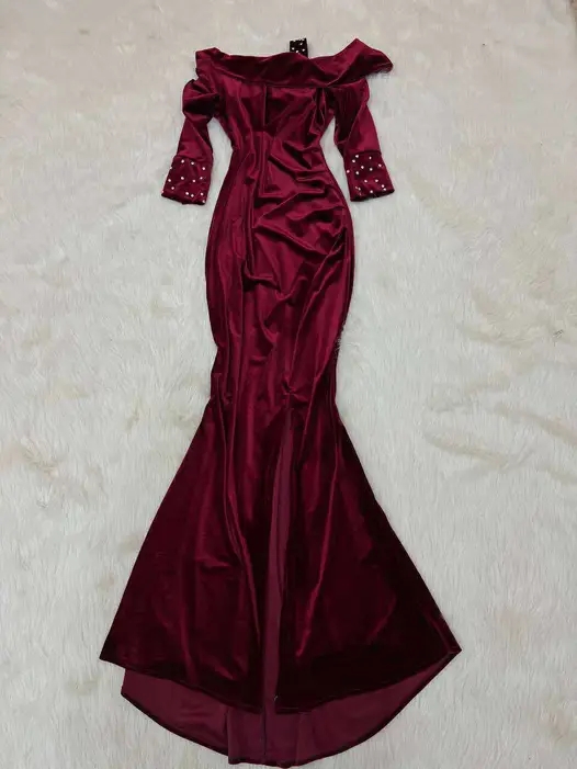 robe de soirée velours image