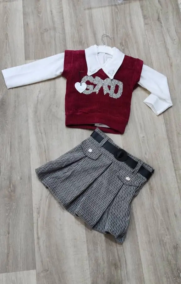 👗طقم انيق لطفلتك في كل مناسبة image