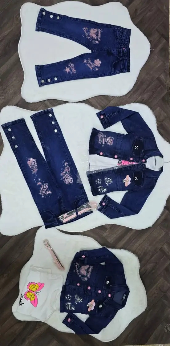 اناقة طفلتك جينز أطفال عصري ومريح 👖✨