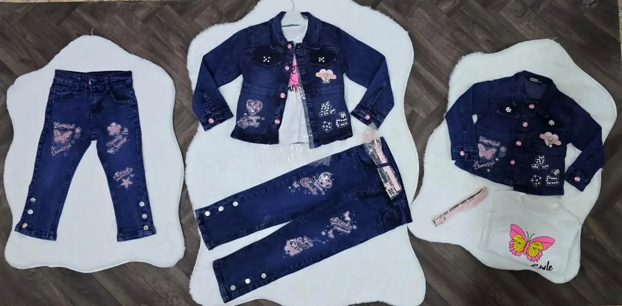 اناقة طفلتك جينز أطفال عصري ومريح 👖✨