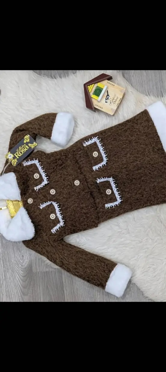 طقم شتوي أنيق لطفلتك 👧❄️