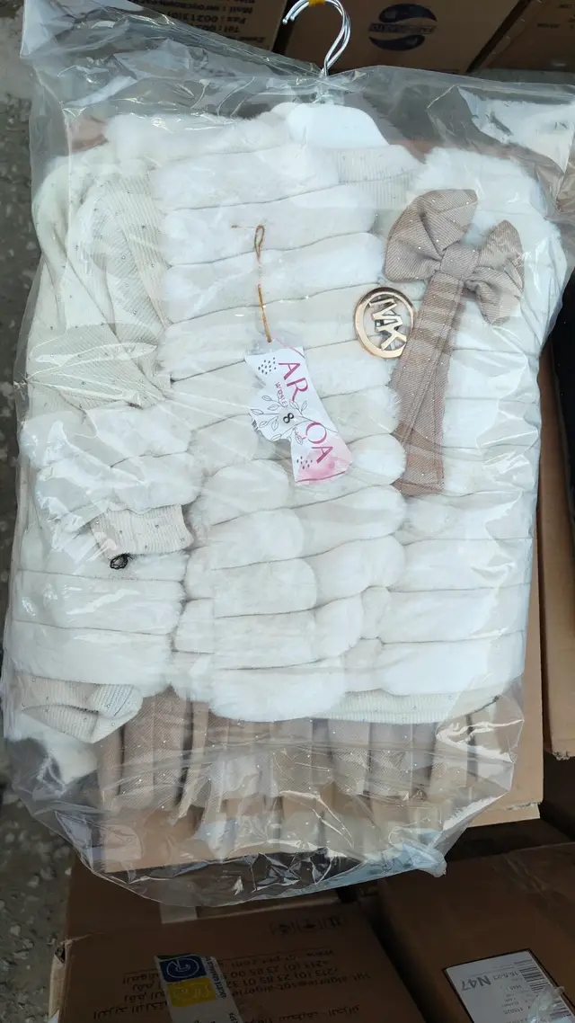 طقم شتوي أنيق لطفلتك 👧❄️ image