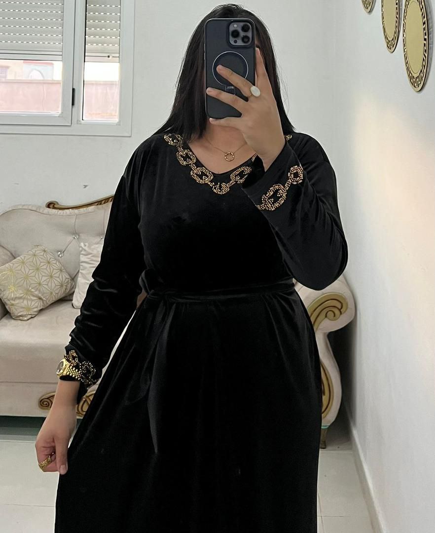 قماش قطيفة بالحزام ق xl xxlمقاس