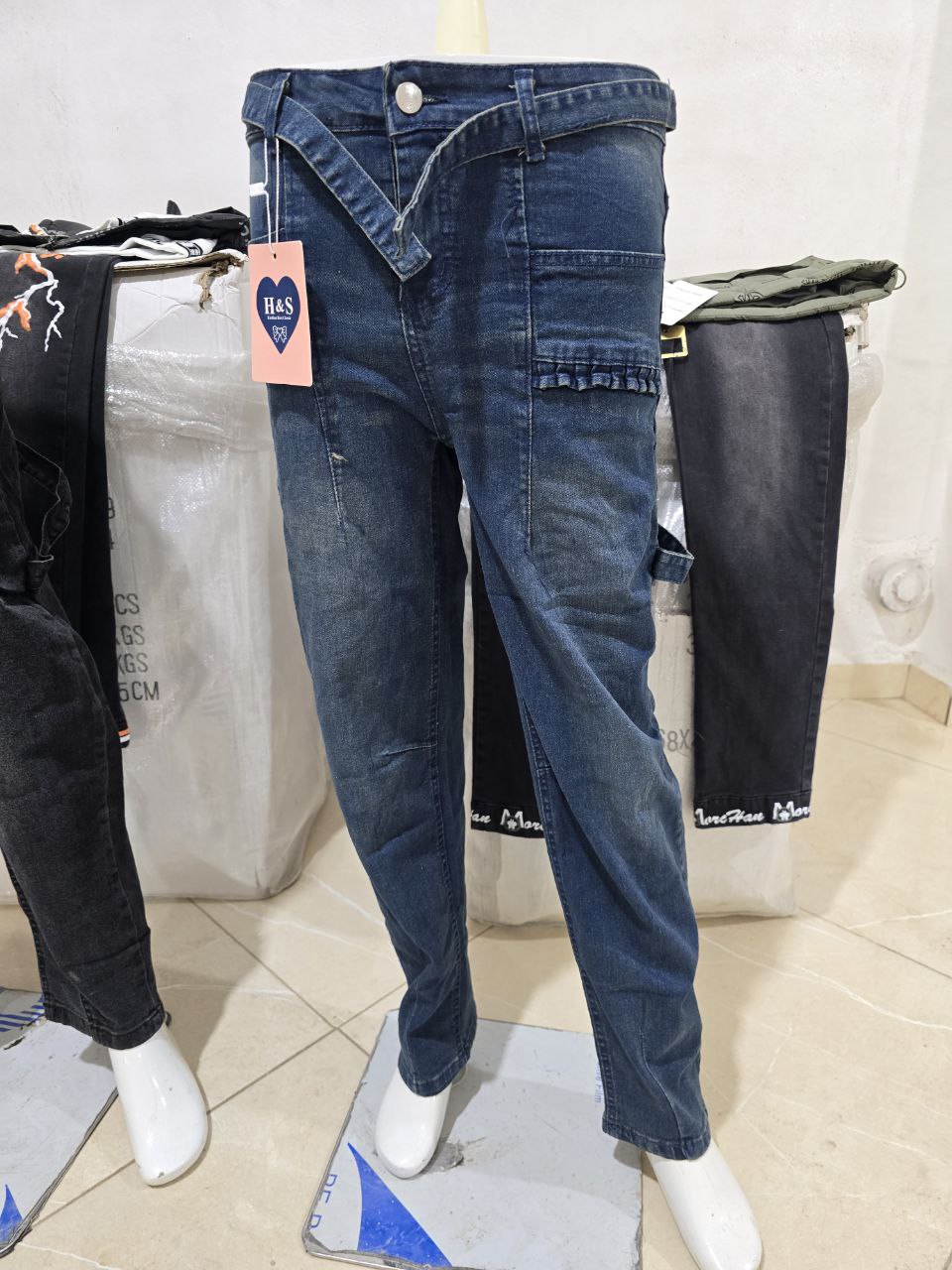 ✨جينز بنات عصري ومريح 👖