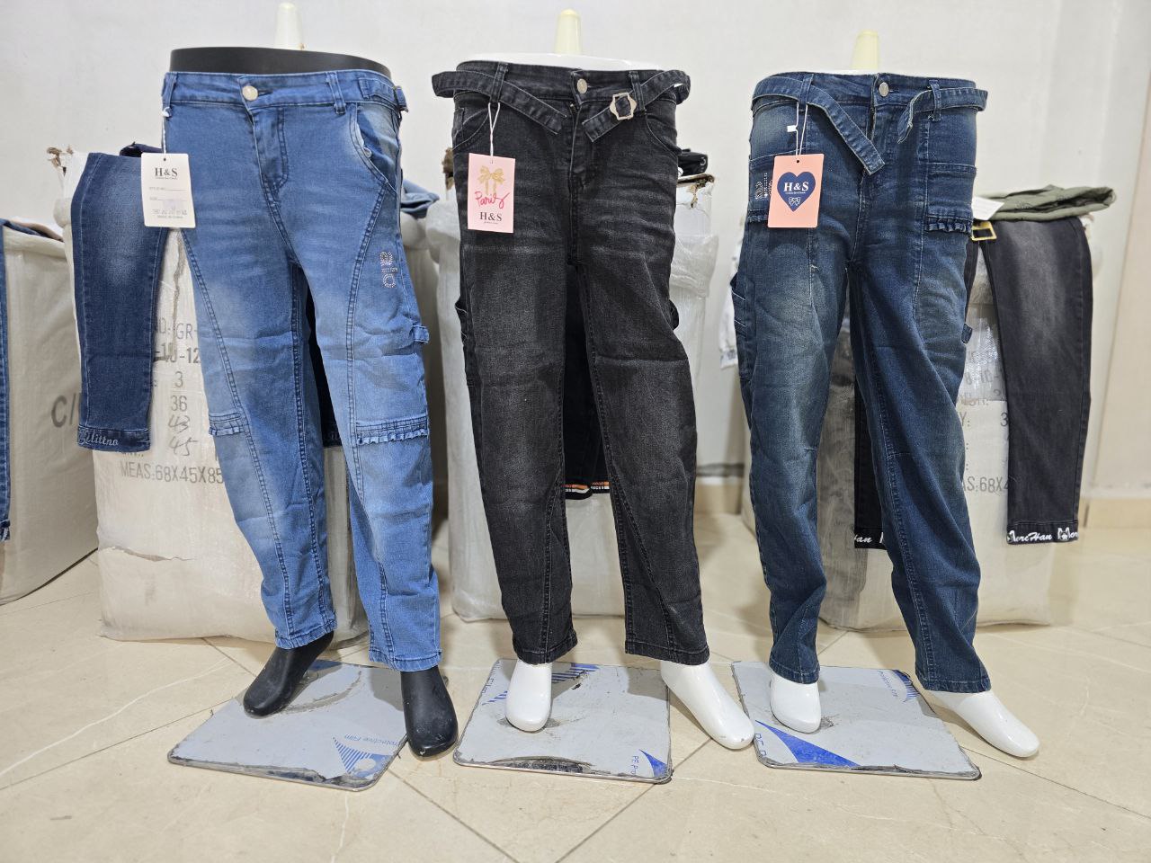 ✨جينز بنات عصري ومريح 👖 image