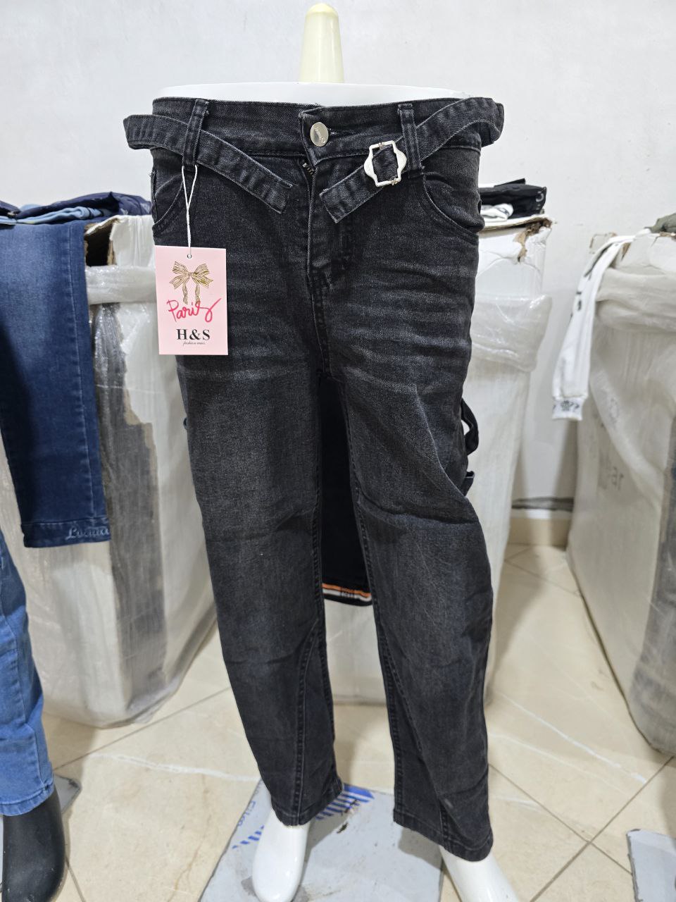 ✨جينز بنات عصري ومريح 👖 image