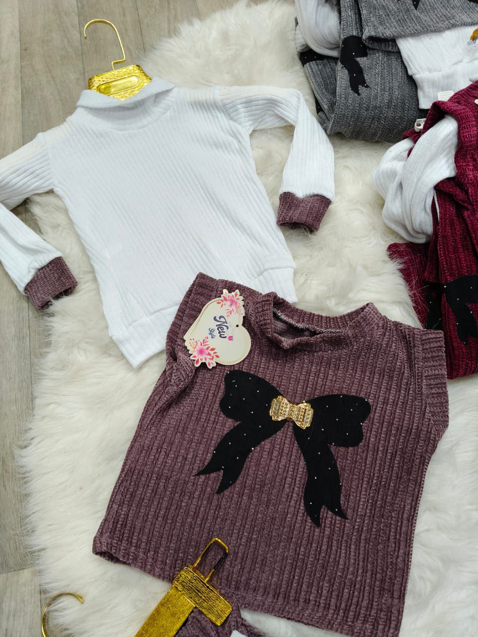 طقم سروال بنات image