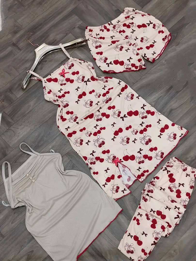 بيجاما 4 بياس روعة