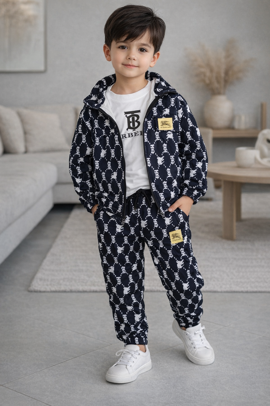 طقم أطفال عصري ومريح 👖✨