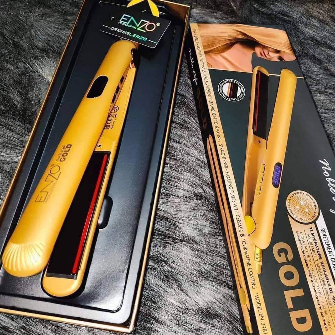 Lisseur cheveux ENZO Professional Gold - Modèle EN-3981