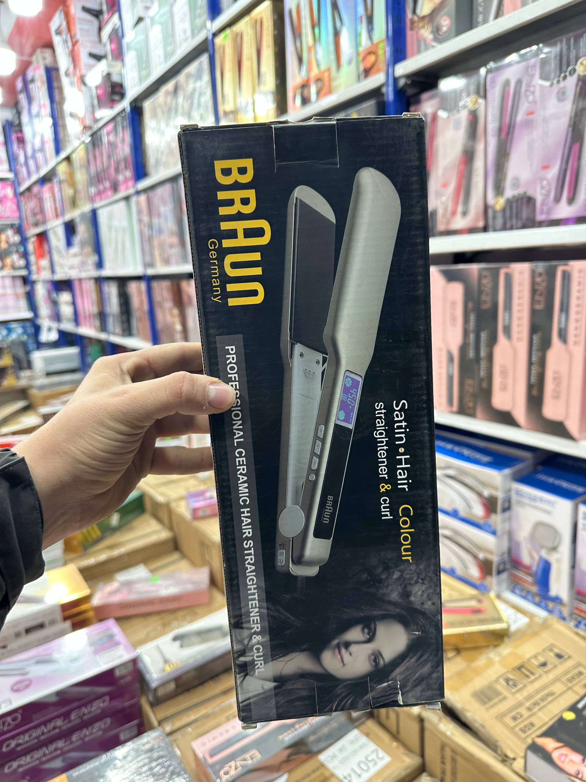 Lisseur professionnel Braun Satin Hair Colour Allemagne - Appareil 2-en-1