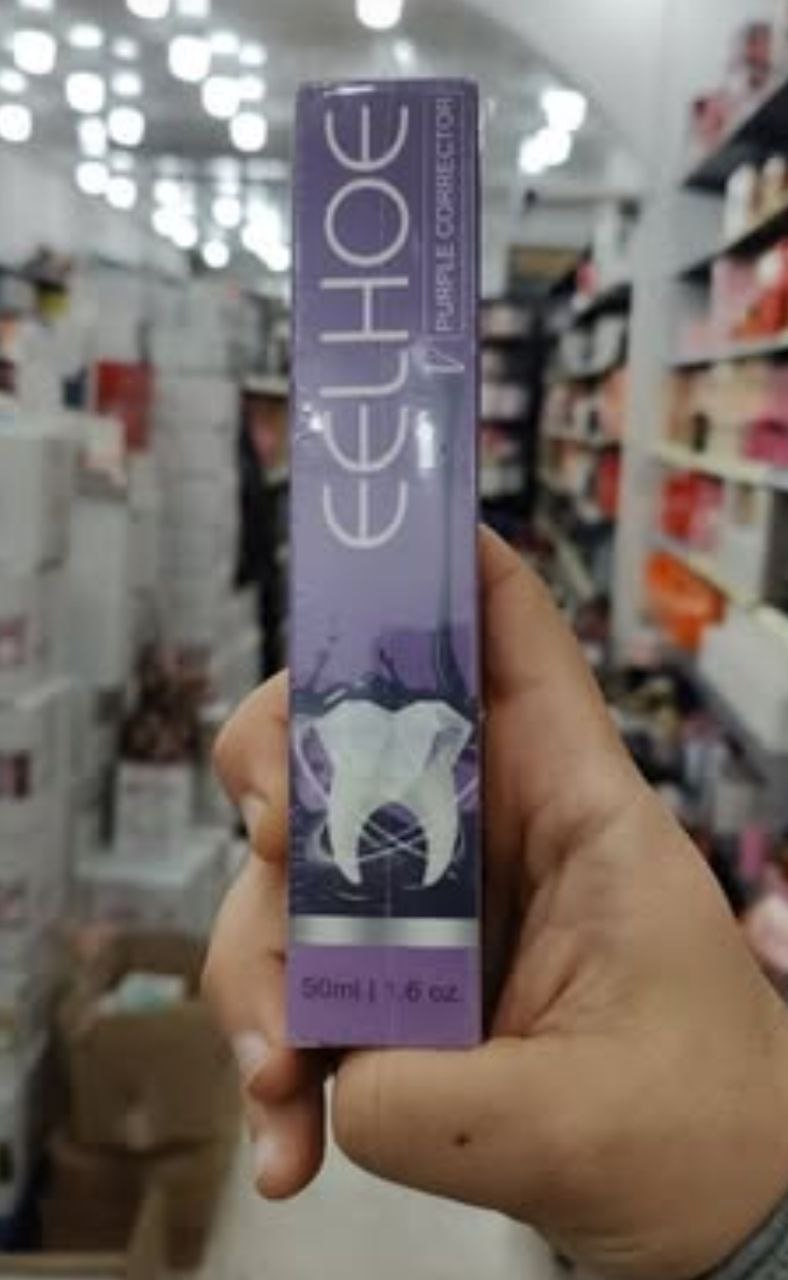 EELHOE Purple Corrector Dentifrice Blanchissant - 50ml.