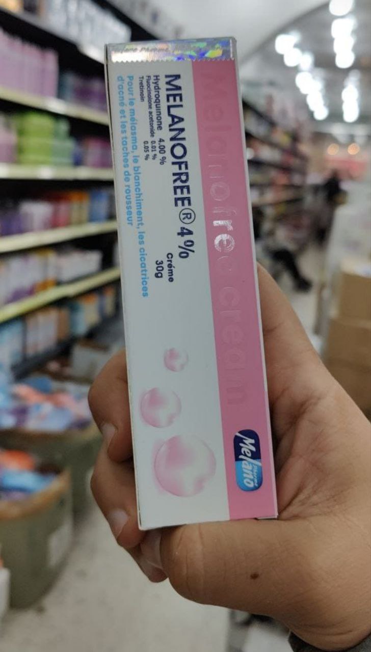 Crème Melanofree 4% - Tube de 30g.