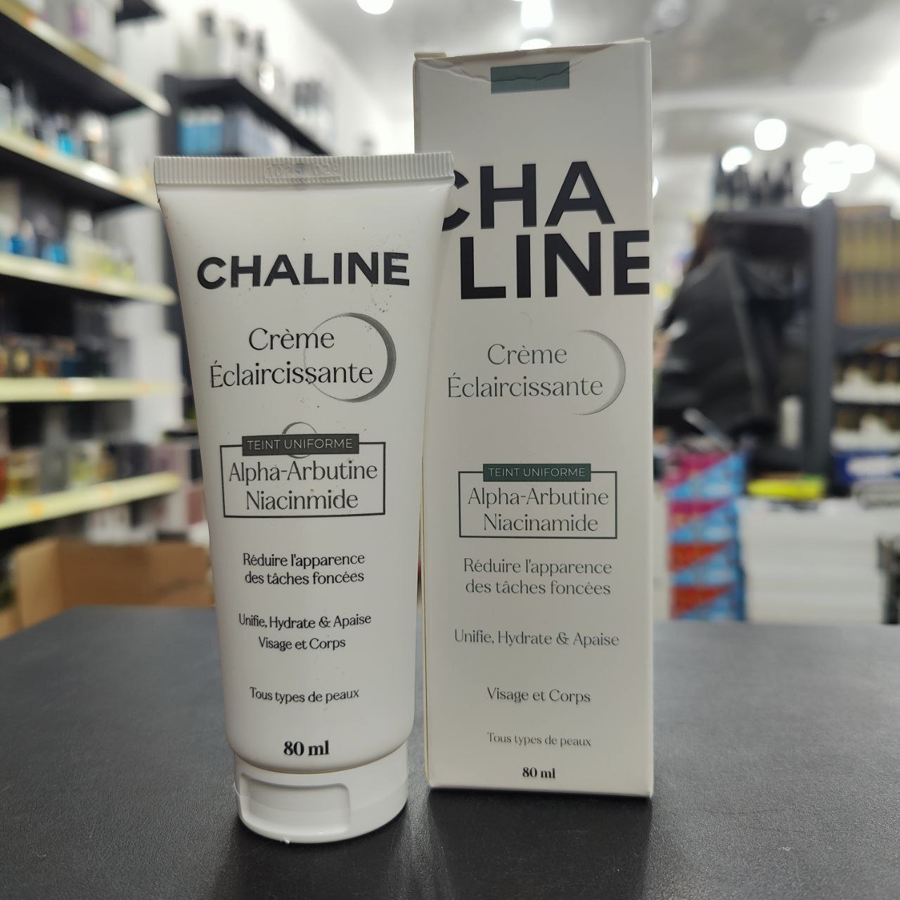 Crème Éclaircissante CHALINE - Alpha-Arbutine + Niacinamide.