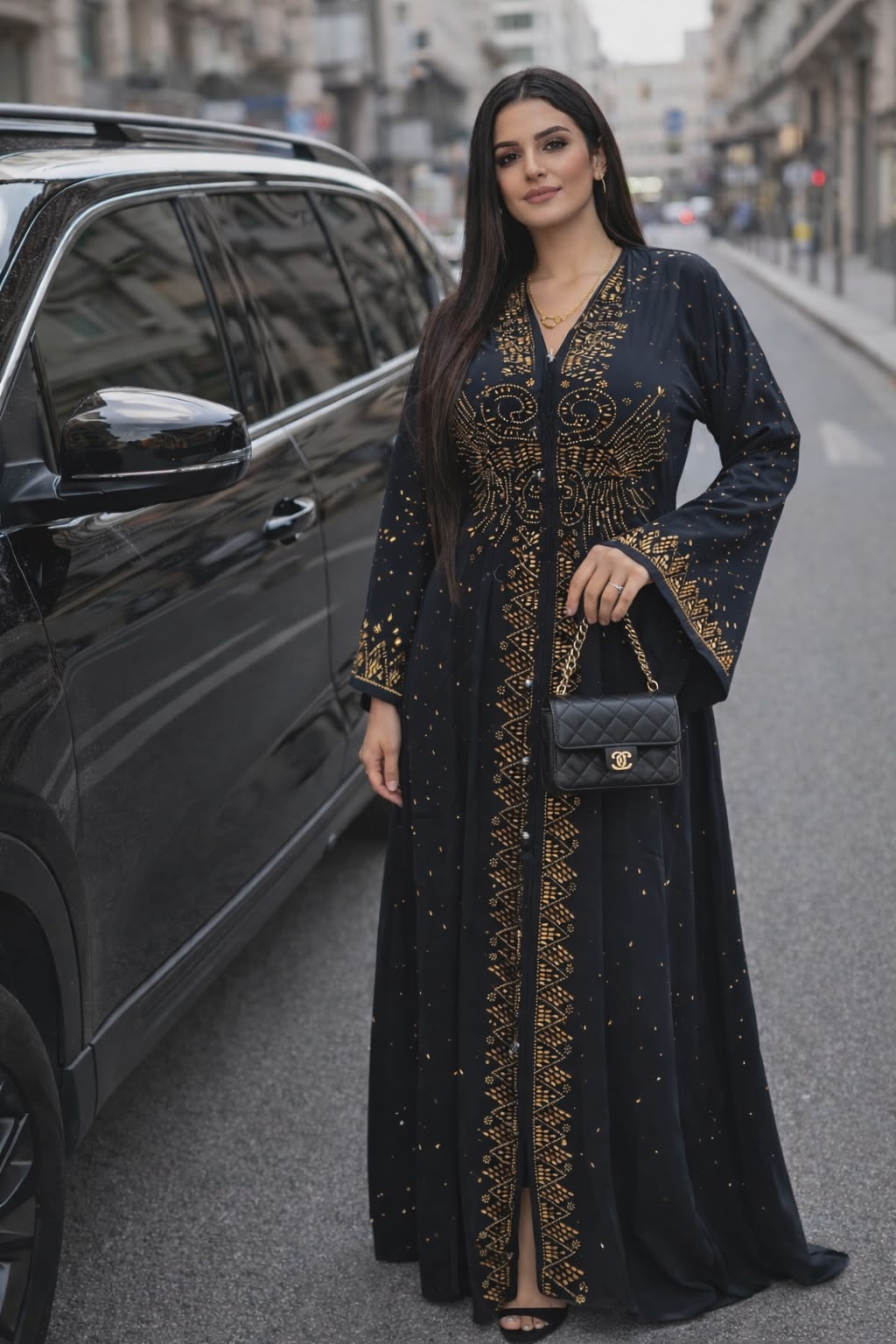 عباية استراس