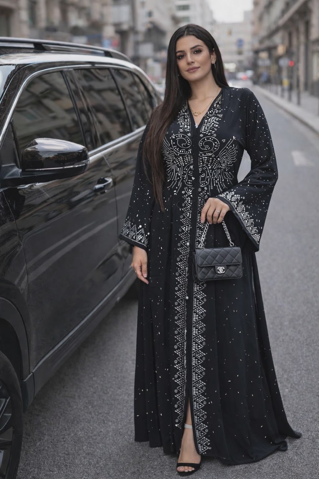 عباية استراس