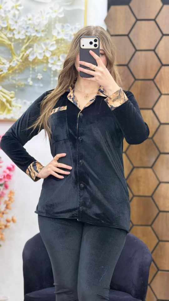 بيجاما قطيفة